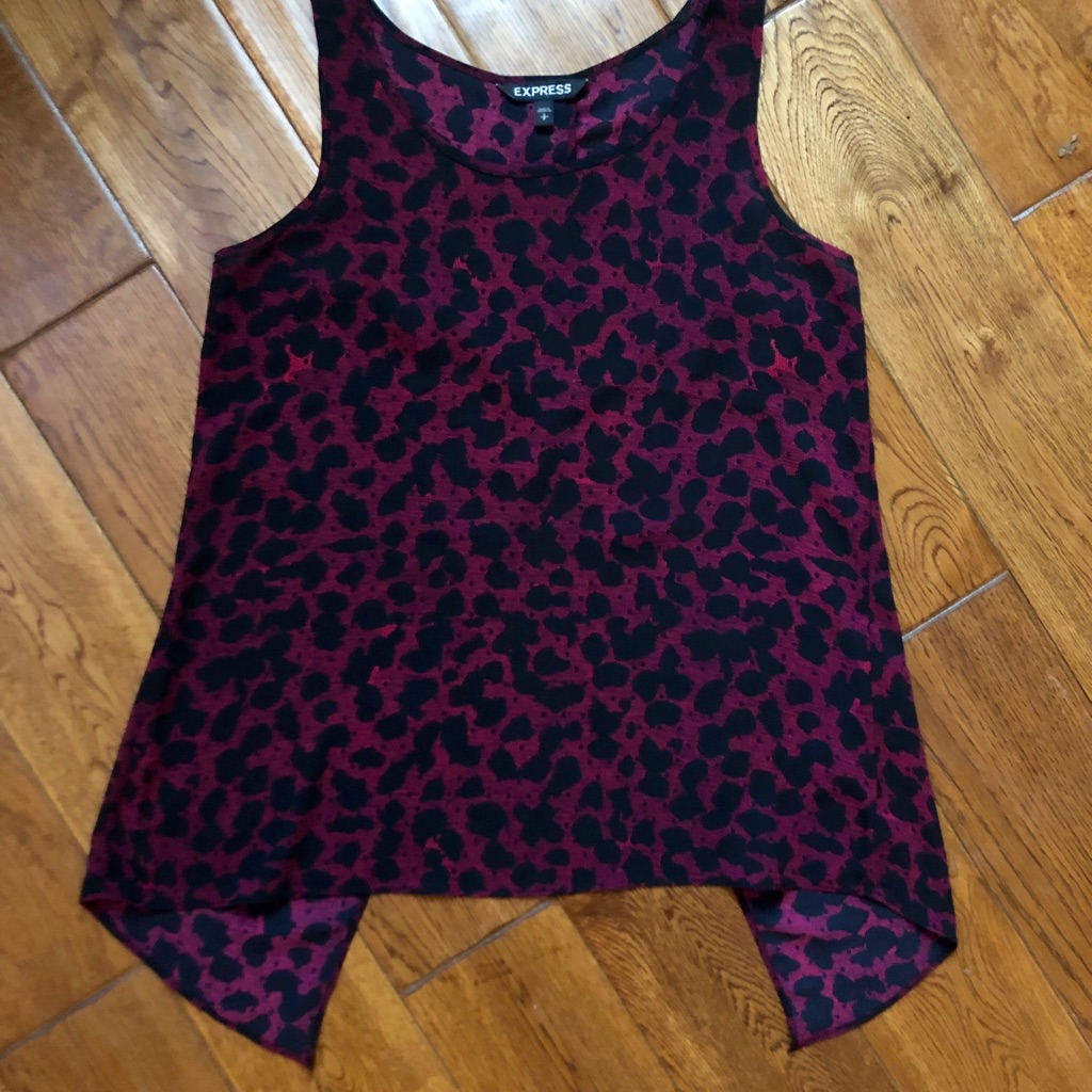 Express Printed Split Back Tank